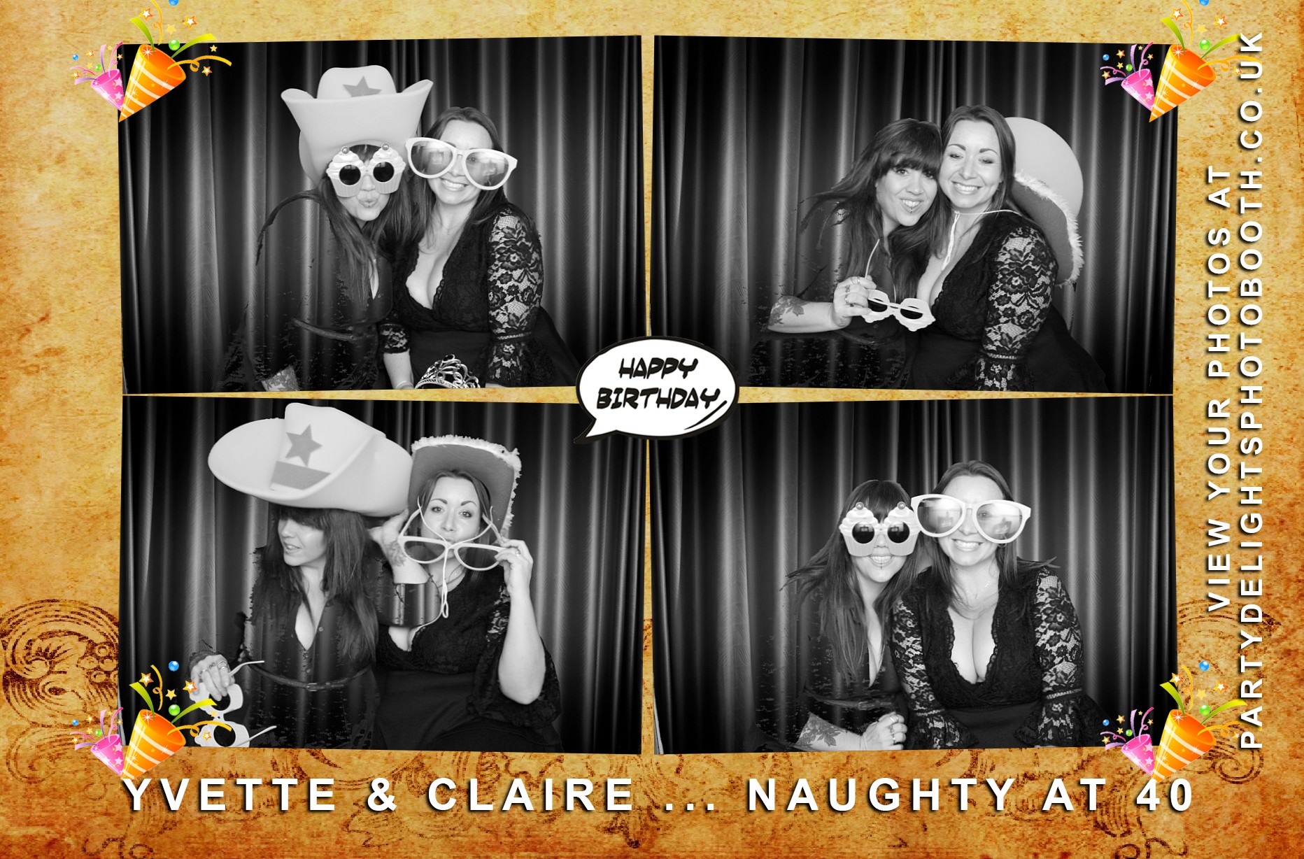 Yvette and Claire’s 40th birthday! - Prints | View more photos from the event at gallery.partydelightsphotobooth.co.uk/u/PartyDelightsPhotoBooth/Yvette-and-Claire’s-40th-birthday-Prints